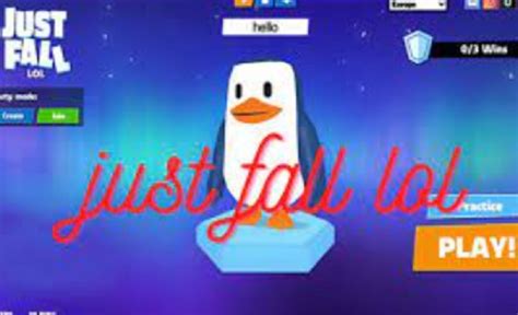 Play JUST FALL LOL Unblocked .